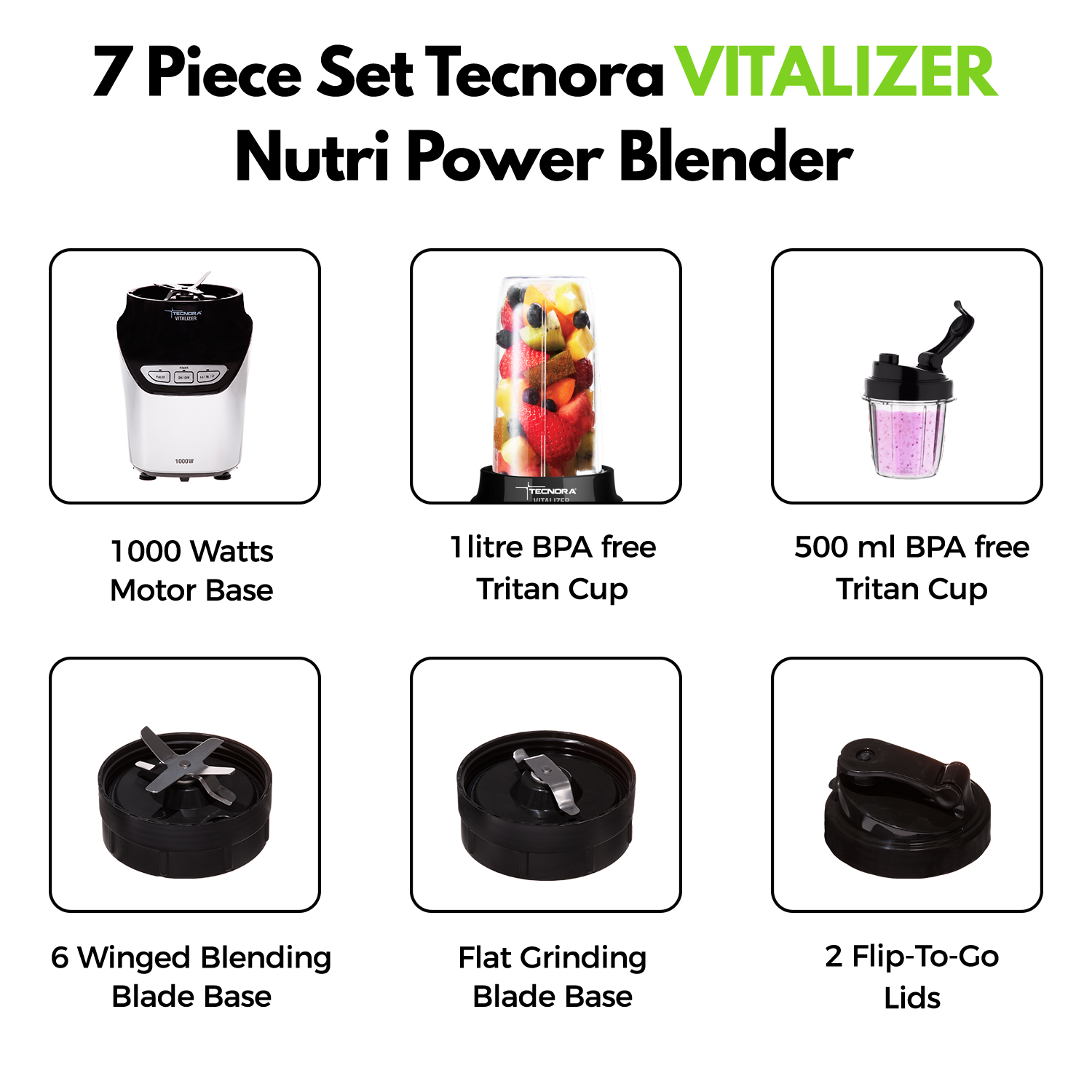 Tecnora Vitalizer Power Blender 1000W TCM 401