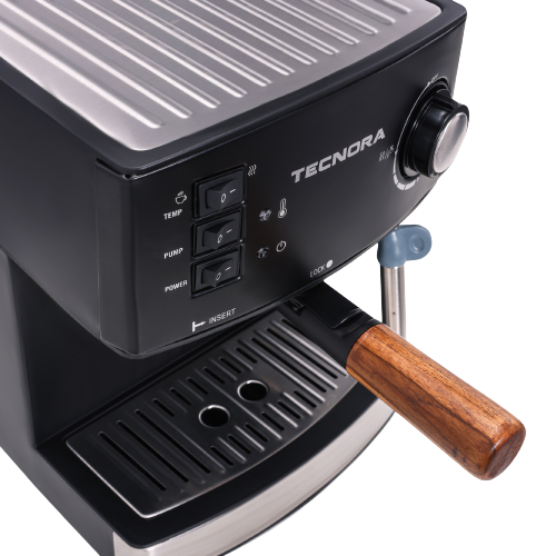 Barista Viva TCM 110M 850W Semi-Automatic Espresso Coffee Machine (Charcoal Black)