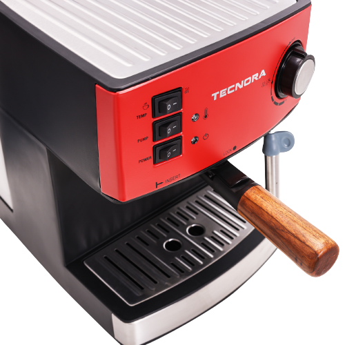 Barista Viva TCM 110M 850W Semi-Automatic Espresso Coffee Machine (Crimson Red)