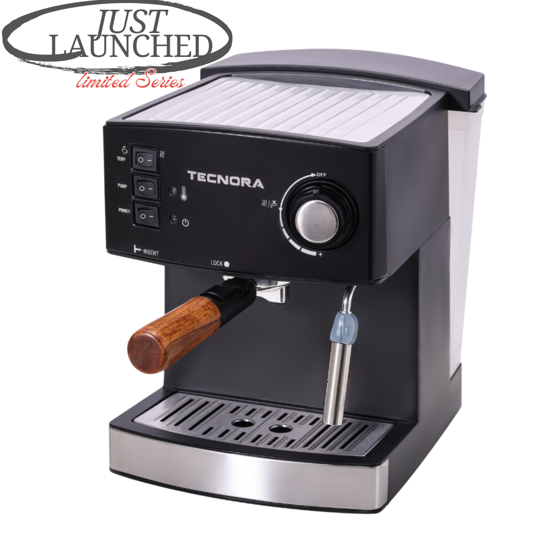 Barista Viva TCM 110M 850W Semi-Automatic Espresso Coffee Machine (Charcoal Black)