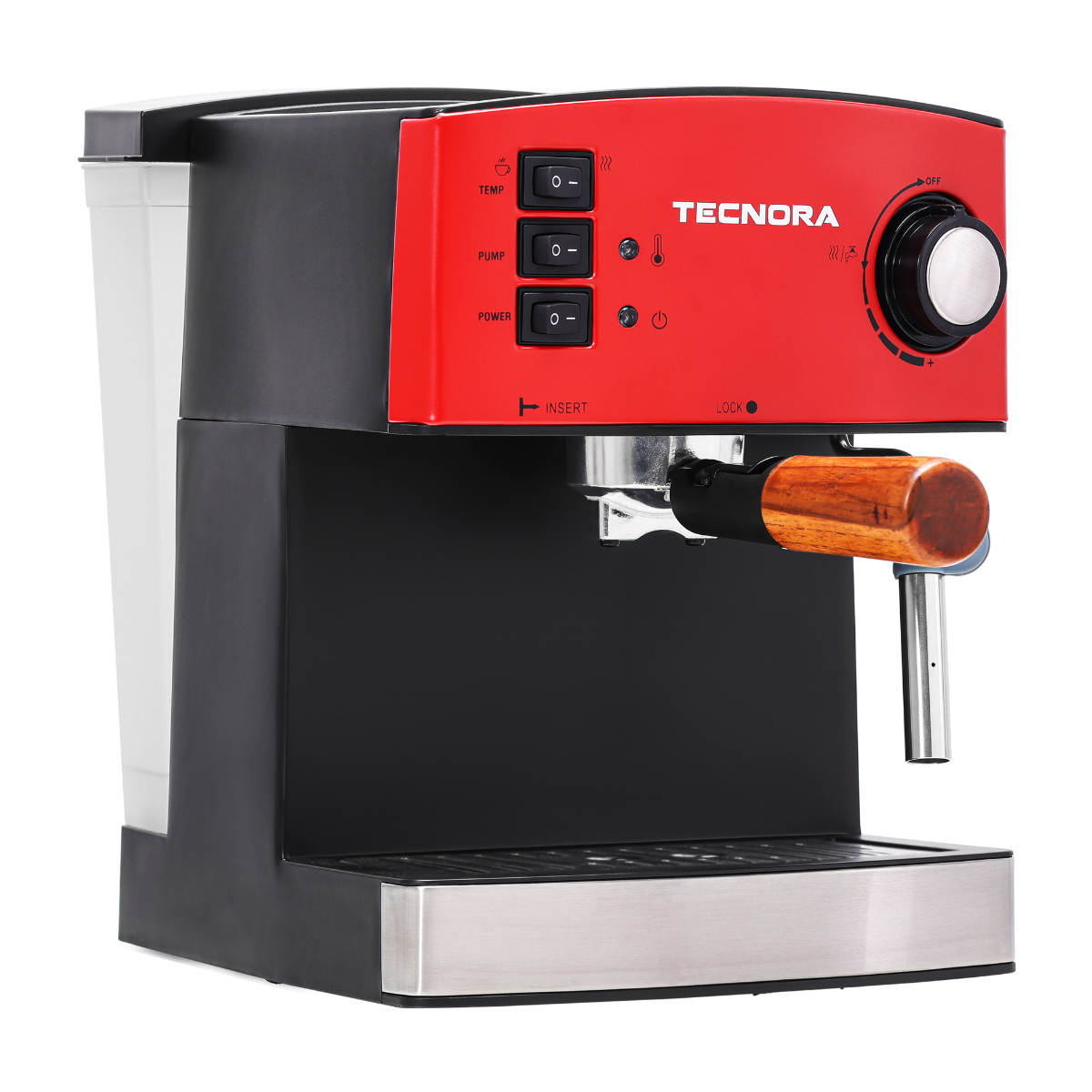 Barista Viva TCM 110M 850W Semi-Automatic Espresso Coffee Machine (Crimson Red)