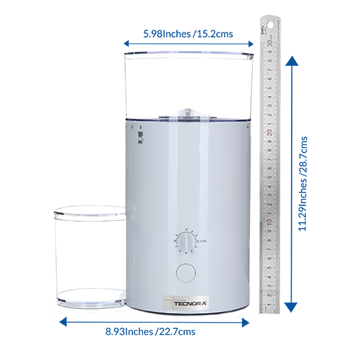 Tecnora Artuso Conical Burr Coffee Grinder TCM 301 – Burr Coffee Grinder for Home